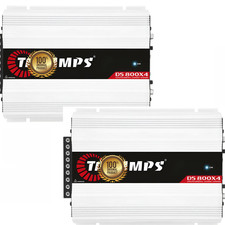 2x Taramps DS800x4 2 ohms Amplifier 4 Channel Car Audio Ds 800x4 2 ohm