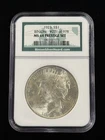 1923 Silver Peace Dollar Binion Hoard NGC MS64 Prestage Set Item #135
