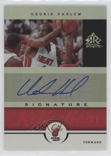 2005 Upper Deck NBA Reflections Signature Red /100 Udonis Haslem #SR-UH Auto e1e