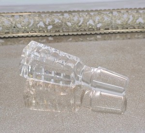 Waterford Lismore Crystal DecanterStopper Replacement 4.75" 7/8" BaseIreland