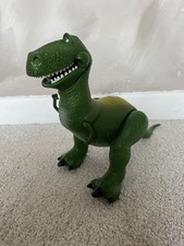 Disney Pixar 2011 Mattel Toy Story Talking Rex Dinosaur Figure Moving Arms 