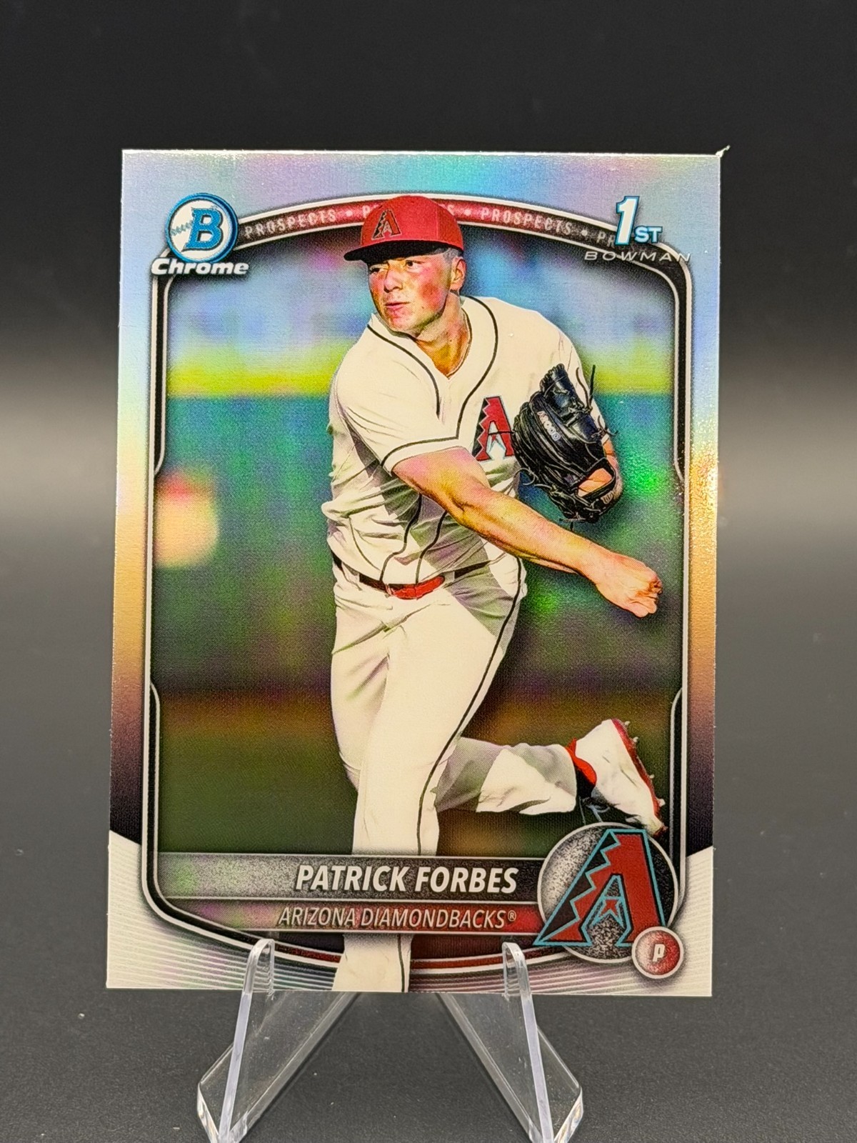 2025 Bowman Draft 1st Chrome Refractor Patrick Forbes Diamondbacks 02