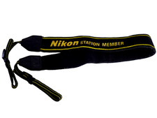 Nikon Original Neck Shoulder Strap Station Member Ver Genuine Yellow Black Japan