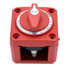 Bluewater Off/1/2/Both Battery Switch - Surface Mount - Red 9800-007-11 