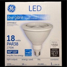 GE Current 92958 - LED18D38OW382740 PAR38 18 Watt Flood LED Light Bulb