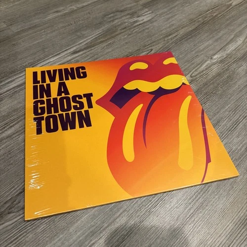2020 LIVING IN A GHOST TOWN ORANGE by The Rolling Stones VINYL LMTD SEALED 483-5