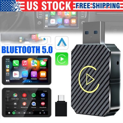 Wireless USB CarPlay Adapter Wireless Carplay Dongle Fit iPhone Apple Plug &Play