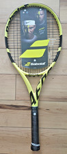 NEW - Babolat Aero G Strung, 4 1/4, 1 1/4" GRIP SIZE, 660cm2 HEAD SIZE