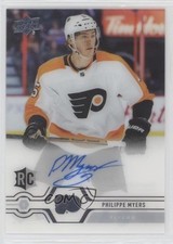 2019-20 Upper Deck Clear Cut Rookies Philippe Myers #CC-PM Auto 0o5t