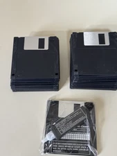 Sony MFD-HD 3.5 Inch Micro Floppy disk  Lot of 23 UNUSED AND HEAD CLEANER