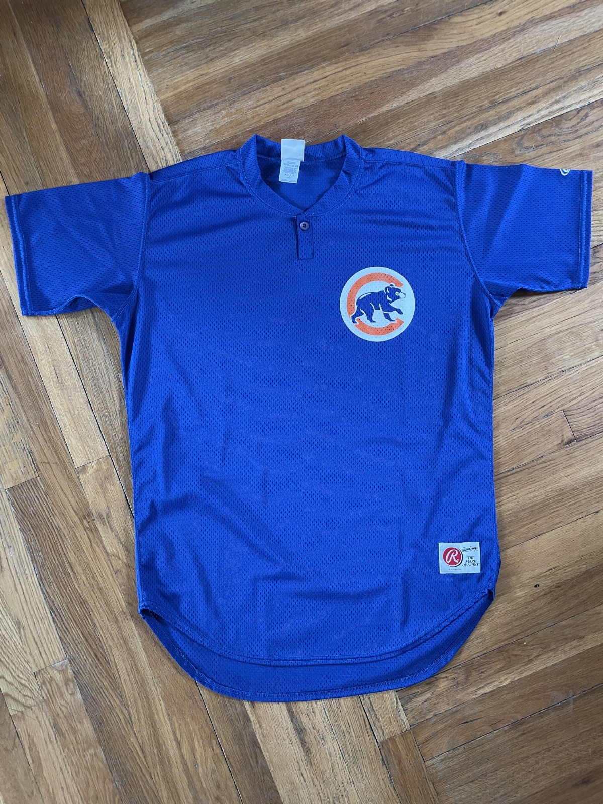 Vintage 90s Rawlings Chicago Cubs Andre Dawson 8 BP Mesh Jersey 46 Large