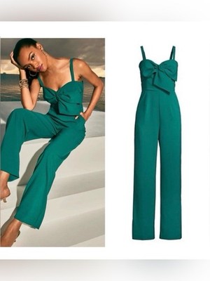 Lilly Pulitzer Kavia Jumpsuit, Hosta Green, Size 2, Great Condition, Retail $218