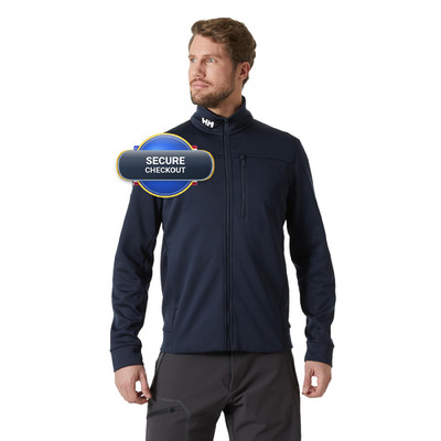 Helly Hansen Crew Fleece Jacket Navy Lg