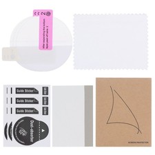 3pcs Watch Glass Screen Protectors 45mm TPU Round Smartwatch Screen Protective