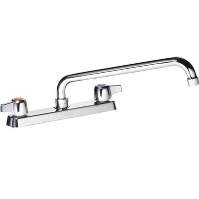 Krowne 13-810L Krowne Silver Series Faucet Deck Mount 8 Centers 10 Swing Spout