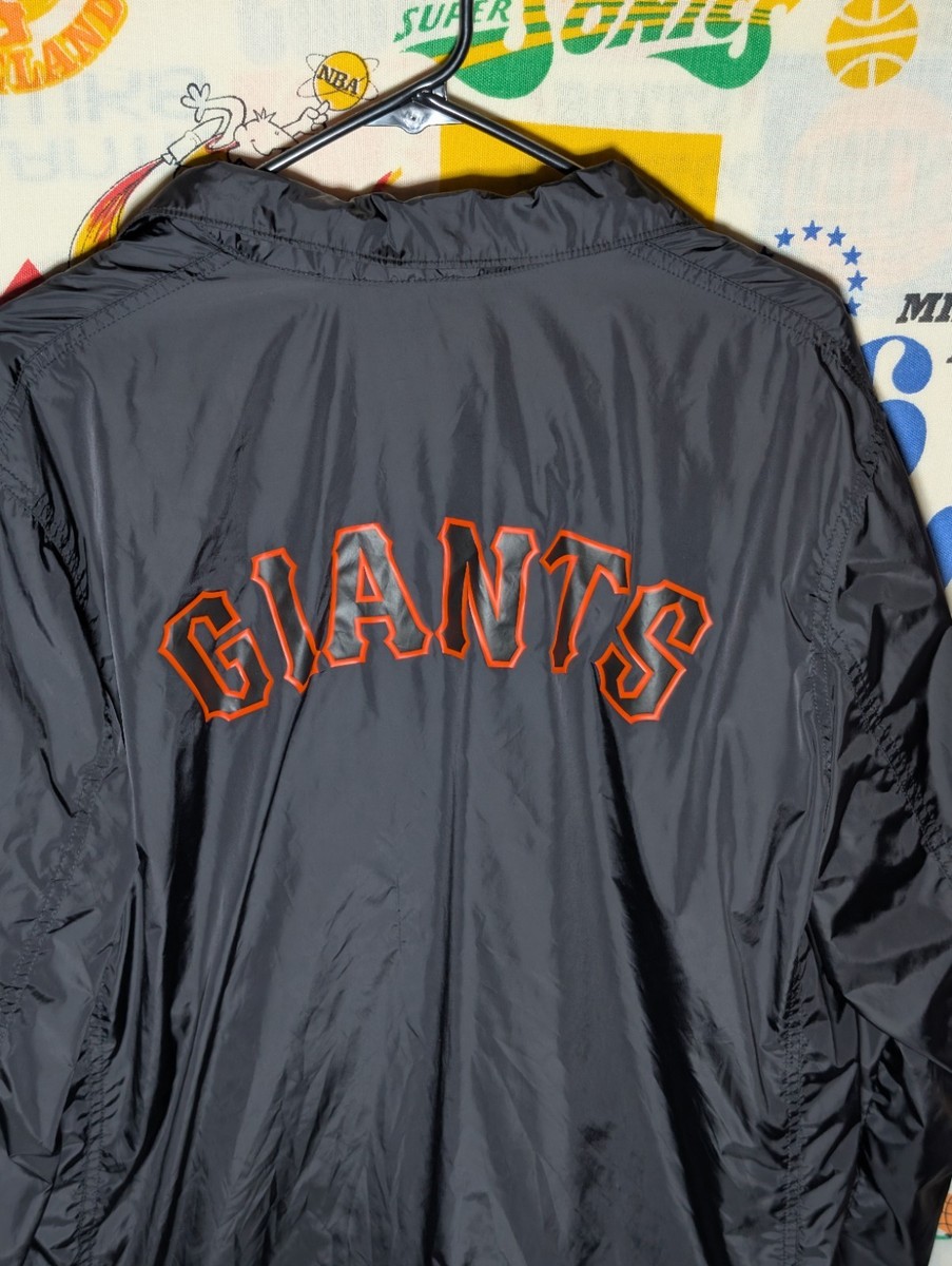 Levi's San Francisco Giants XL MLB Baseball Lightweight Black Snap