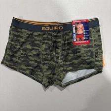 2 Pack Equipo Brazilian TRUNK Brief Underwear Microfiber Stretch Men’s Green XL