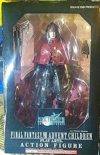 Final Fantasy VII Advent Children Vincent Valentine 7" Actionfigur Play Arts - Bild 3 von 8