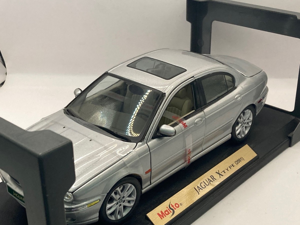 1/18 Scale Maisto Special Edition Jaguar X-type Silver (Read) | eBay