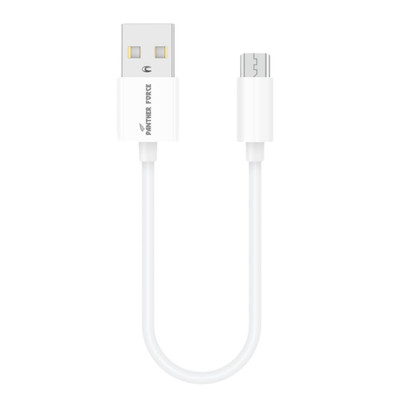 Datenkabel Micro USB 20cm schwarz Nylon geflochten Lade Sync Kabel 20cm robust 2A