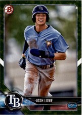 2018 Bowman Prospects Camo #BP127 Josh Lowe /499 - BB