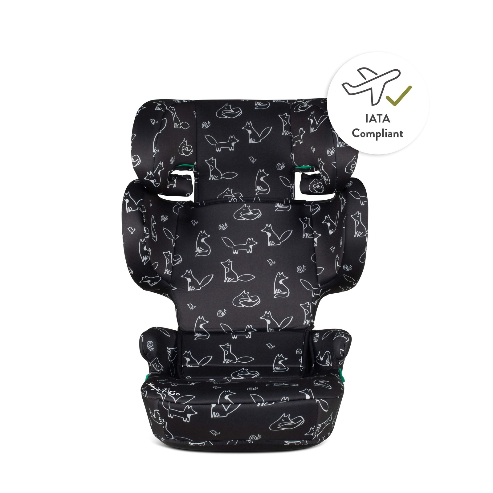 Cosatto Ninja i-Go R129 Travel Folding Car Seat 100-150cm (4 -12 Years) Foxed