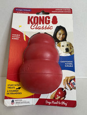 KONG Classic Rubber Heavy Duty Treat Dispensing Chew Dog Toy XL Red KXL