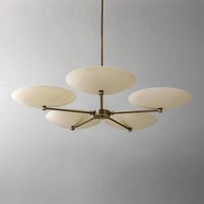Mid-Century 5-arm ceiling light Modern brass chandelier Sputnik Light Chandelier
