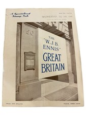 1948 Robson Lowe Auction Catalogue &ldquo;The W.J.B. Ennis Great Britain&rdquo;