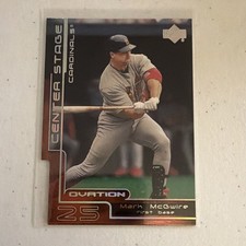 Upper Deck 2000 Ovation Center Stage Mark McGwire #CS5 St. Louis Cardinals