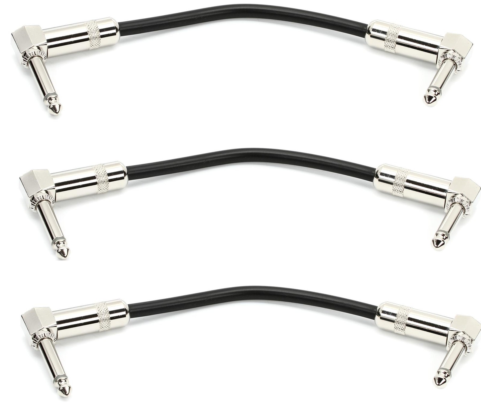 Соединительный кабель StageMASTER SEGLL-06 от прямого угла к прямому - 6 дюймов (3 штуки)