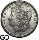 1891-S Morgan Silver Dollar Coin, Choice AU++ Better Date