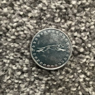 Vintage Chip Token Greyhound Poker Palace Arcade New Jersey