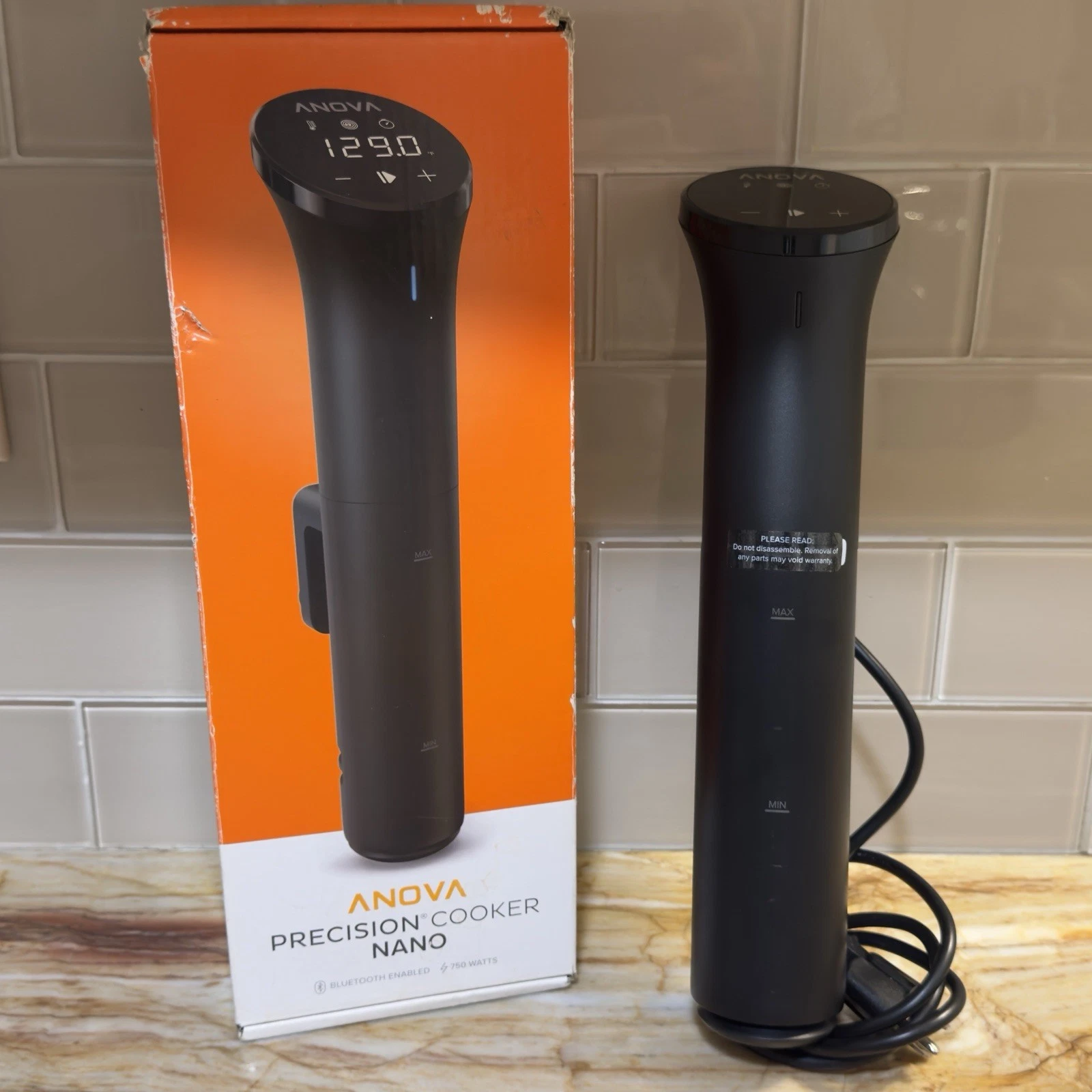 New Anova Precision Sous Vide Cooker Nano 750W Bluetooth AN400-US00