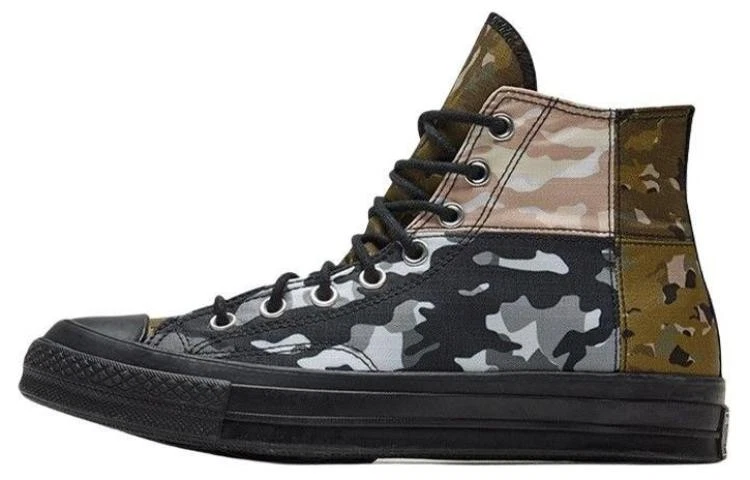 Converse Chuck 70 High Patchwork Blocked - Camo Black for  display picture 1