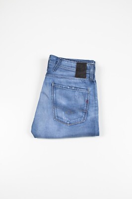 39361 Replay Anbass Distressed Blue Men Jeans size 33/34 UK