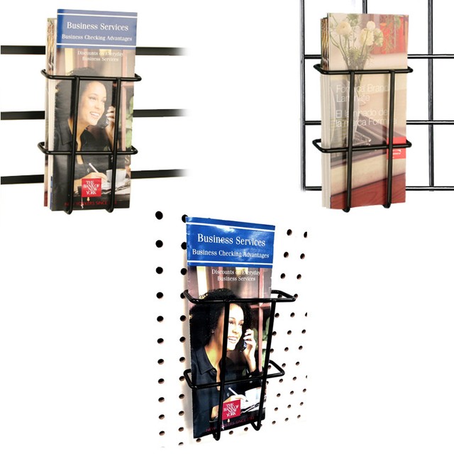 Slatwall, Pegboard & Gridwall Multifit Pamphlet Literature Holder
