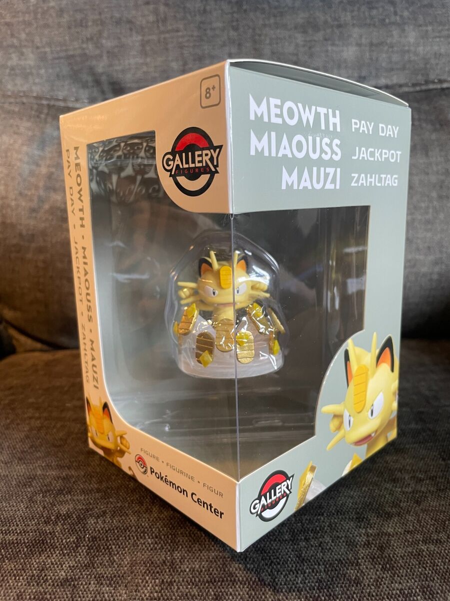 Pokemon Center Gallery Figure - Meowth Pay Day - Used Pokemon Center Gallery Figure - Meowth Pay Day - Used