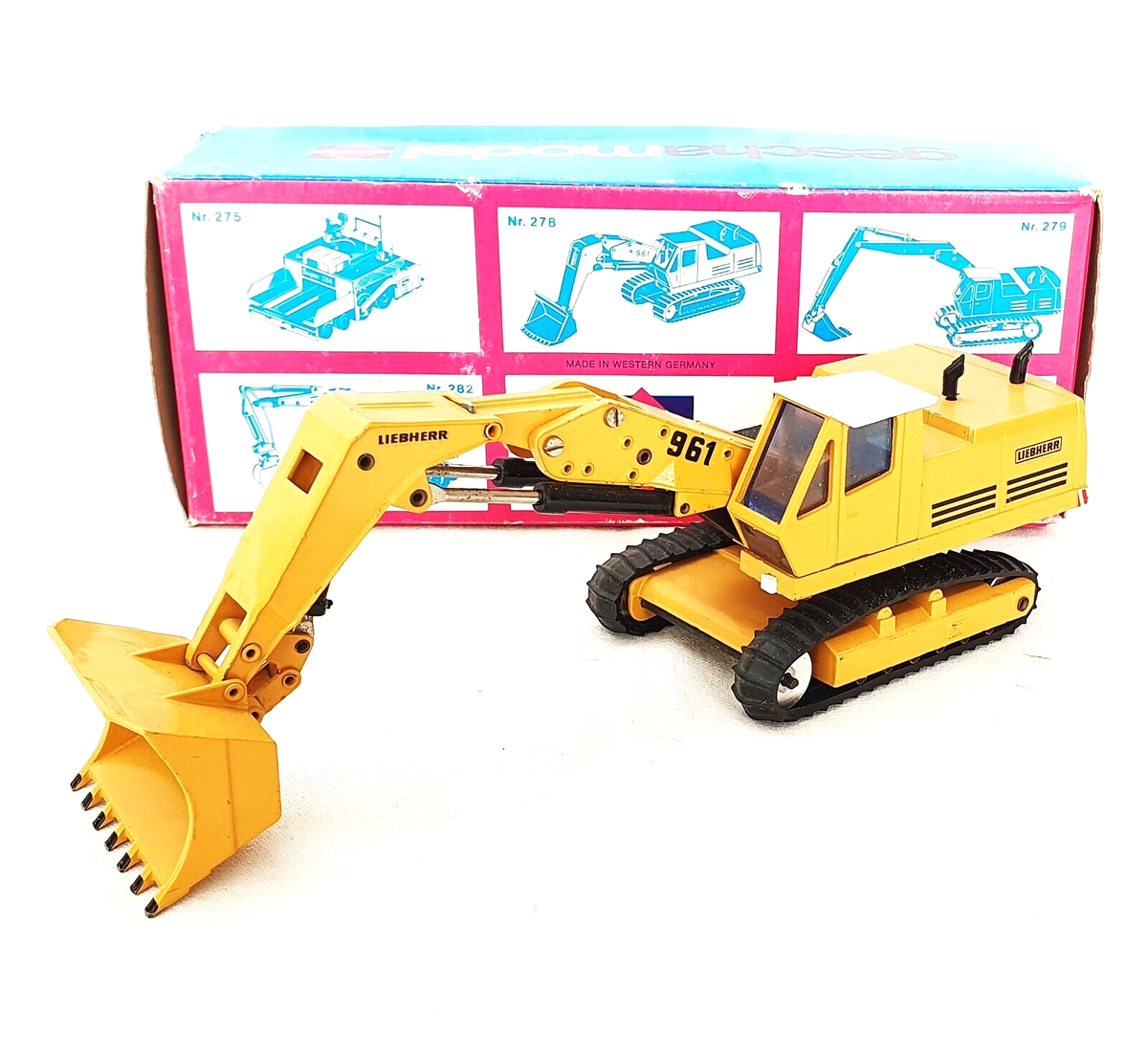 Gescha Liebherr 961 1/50スケールダイキャストミニカー Gescha Model Germany 1:50 LIEBHERR 961 TRACK EXCAVATOR