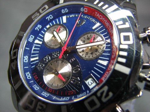 Swiss Legend PEPSI Dial 45mm Tungsten Watch - Swiss ETA Chrono Sapphire Crystal - Picture 14 of 20