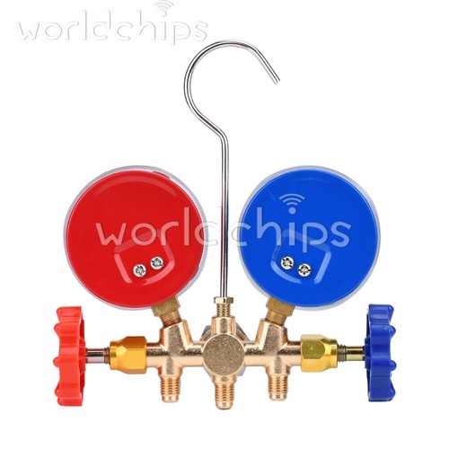 Refrigerant Manifold Gauge Air Condition Refrigeration Tools for R12 R22 R404A - Picture 16 of 19
