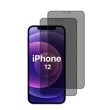iPhone 12 Privacy Screen Protectors (2 Pack) Anti-Spy Tempered Glass
