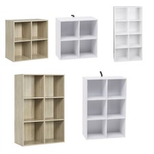 WOLTU Bücherregal Bücherschrank Standregal Aufbewahrungregal Büroregal MDF Regal
