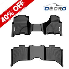 Floor Mats TPE Liner for 2013-2018 Dodge Ram 1500 2500 3500 Crew Cab 3D Molded