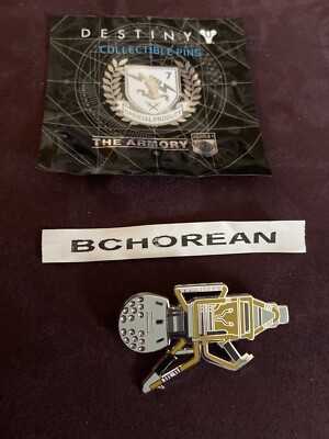 Destiny 2 Bungie The Armory Series 1 Wardcliff Coil Pin Retired 2018