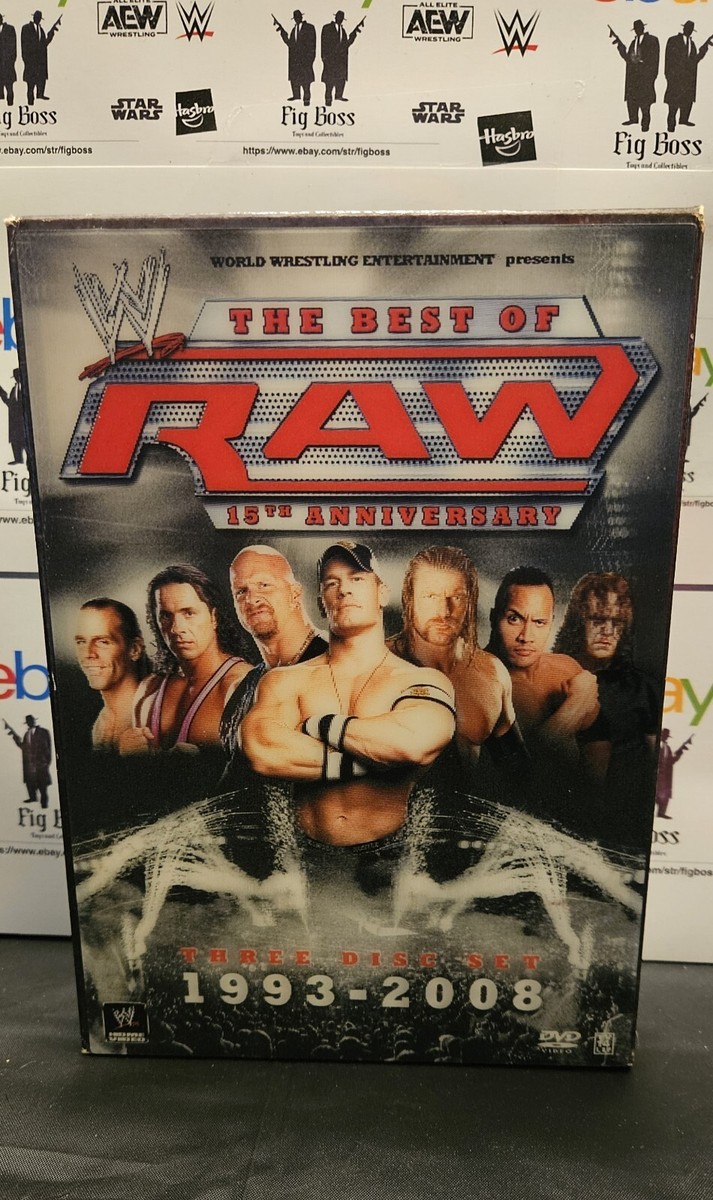 WWE The Best Of Raw 1993-2008 15th Anniversary 3 Disc DVD | eBay