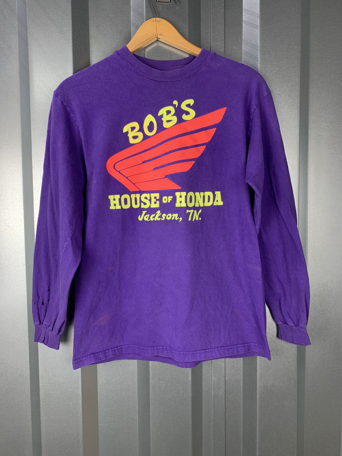 1990’s Vintage Bob’s House of Honda Purple Long Sleev… Gem