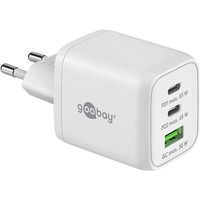 Goobay USB-C SchnellladegeräT Nano, Pd, Gan, 65 Watt, LadegeräT, Weiß
