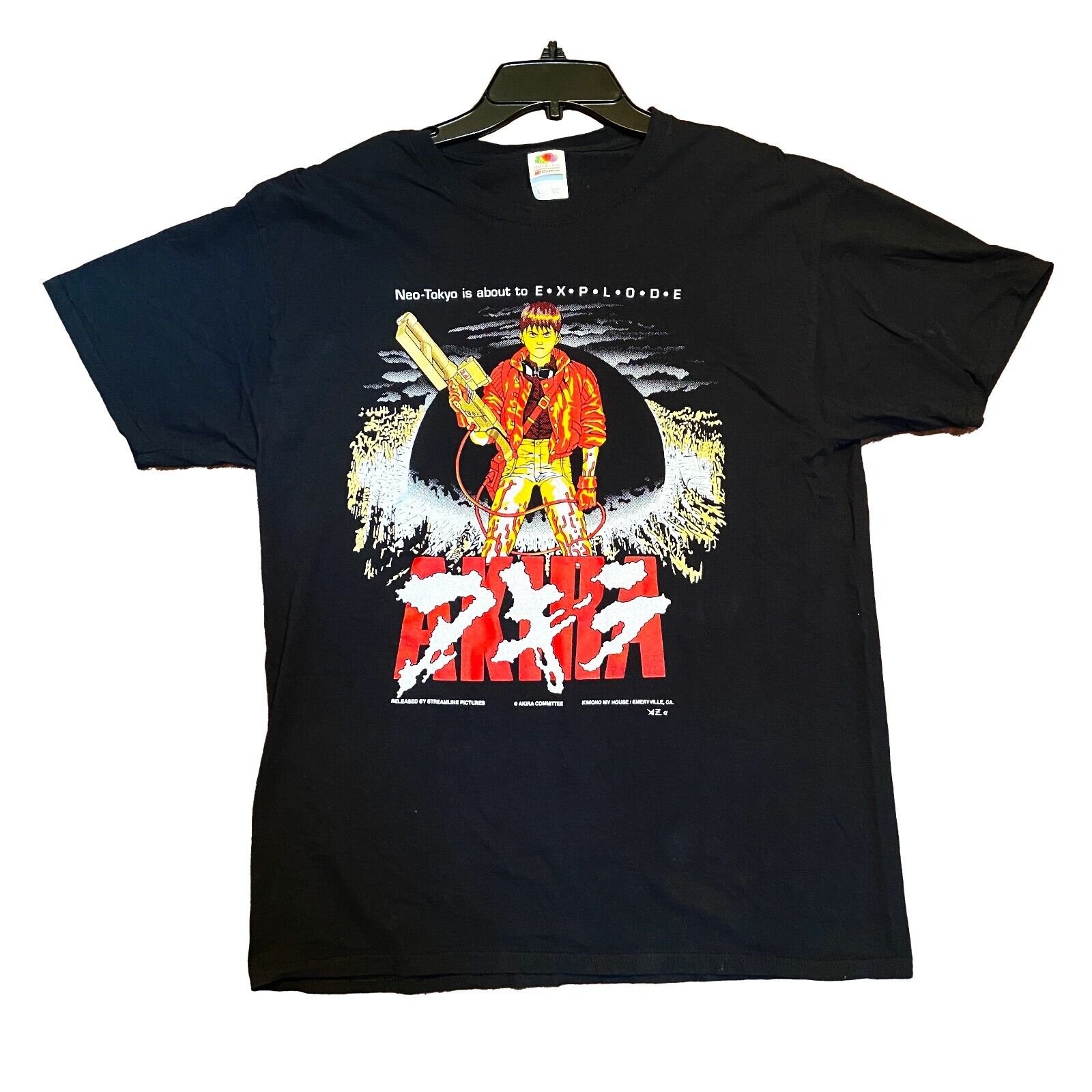 GF223 Tシャツ AKIRA アキラ キモノマイハウス 青タグ オリジナル肩幅49