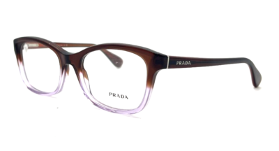NEW PRADA VPR 05P OAY-1O1 HAVANA BROWN AUTHENTIC EYEGLASSES  display picture 3